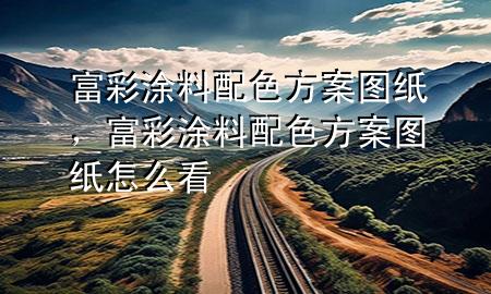 富彩涂料配色方案圖紙，富彩涂料配色方案圖紙怎么看