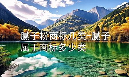 膩子粉商標(biāo)幾類-膩子屬于商標(biāo)多少類