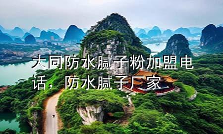 大同防水膩?zhàn)臃奂用穗娫?，防水膩?zhàn)訌S家