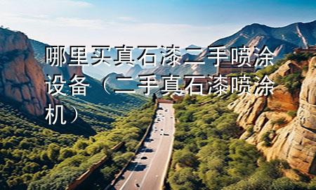 哪里買真石漆二手噴涂設(shè)備（二手真石漆噴涂機(jī)）