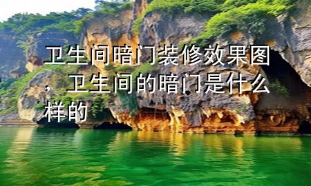 衛(wèi)生間暗門裝修效果圖，衛(wèi)生間的暗門是什么樣的