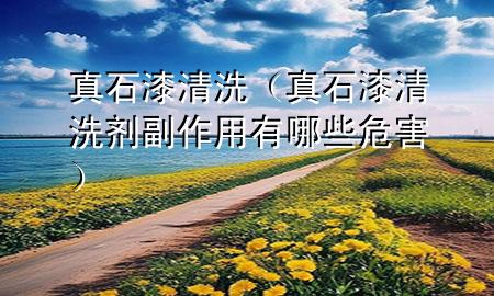 真石漆+清洗（真石漆清洗劑副作用有哪些危害）