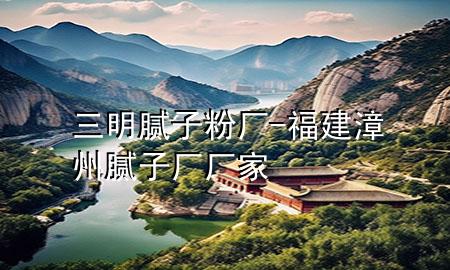 三明膩子粉廠-福建漳州膩子廠廠家