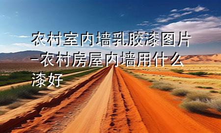 農(nóng)村室內(nèi)墻乳膠漆圖片-農(nóng)村房屋內(nèi)墻用什么漆好