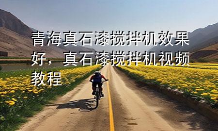 青海真石漆攪拌機效果好，真石漆攪拌機視頻教程