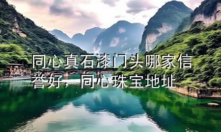 同心真石漆門頭哪家信譽(yù)好，同心珠寶地址