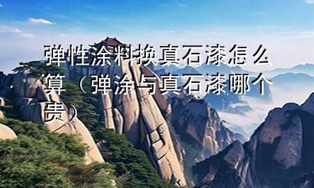 彈性涂料換真石漆怎么算（彈涂與真石漆哪個(gè)貴）