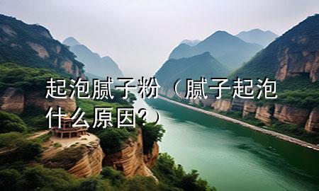 起泡膩子粉（膩子起泡什么原因?）
