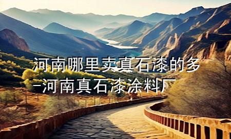 河南哪里賣真石漆的多-河南真石漆涂料廠