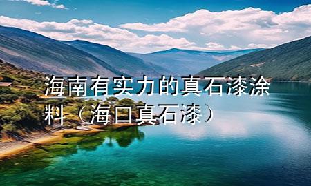 海南有實力的真石漆涂料（海口真石漆）