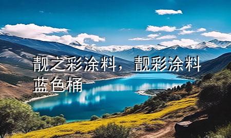 靚之彩涂料，靚彩涂料藍(lán)色桶