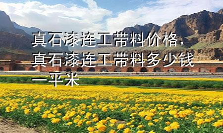 真石漆連工帶料價格，真石漆連工帶料多少錢一平米