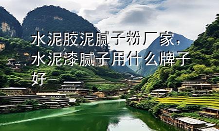 水泥膠泥膩子粉廠家，水泥漆膩子用什么牌子好
