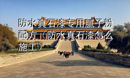 防水真石漆專用膩?zhàn)臃叟浞剑ǚ浪媸嵩趺词┕ぃ?>
             </div>
             <!--文章無(wú)圖的情況下插入一張圖片end-->
              
      <p>本篇文章給大家談?wù)劮浪媸釋Ｓ媚佔(zhàn)臃叟浞?，以及防水真石漆怎么施工?duì)應(yīng)的知識(shí)點(diǎn)，希望對(duì)各位有所幫助，不要忘了收***本站喔。
今天給各位分享防水真石漆專用膩?zhàn)臃叟浞降闹R(shí)，其中也會(huì)對(duì)防水真石漆怎么施工進(jìn)行解釋，如果能碰巧解決***現(xiàn)在面臨的問(wèn)題，別忘了關(guān)注本站，現(xiàn)在開(kāi)始吧！</p><ol type=