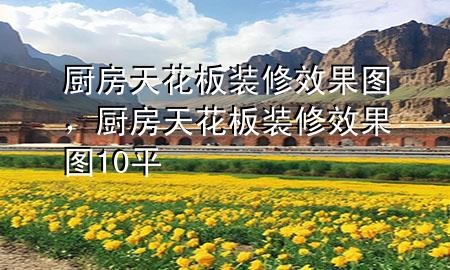 廚房天花板裝修效果圖，廚房天花板裝修效果圖10平