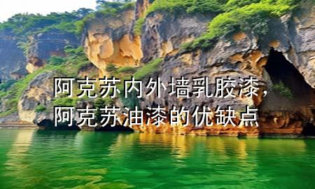 阿克蘇內(nèi)外墻乳膠漆，阿克蘇油漆的優(yōu)缺點(diǎn)
