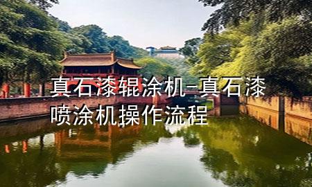 真石漆輥涂機-真石漆噴涂機操作流程