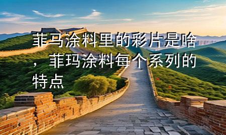 菲馬涂料里的彩片是啥，菲瑪涂料每個系列的特點