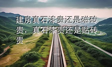 建房真石漆貴還是磁磚貴，真石漆貴還是貼磚貴