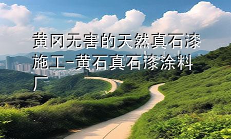 黃岡無(wú)害的天然真石漆施工-黃石真石漆涂料廠