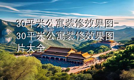 30平米公寓裝修效果圖-30平米公寓裝修效果圖片大全