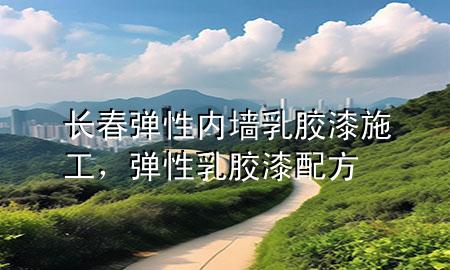 長(zhǎng)春彈性內(nèi)墻乳膠漆施工，彈性乳膠漆配方