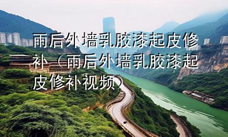 雨后外墻乳膠漆起皮修補(bǔ)（雨后外墻乳膠漆起皮修補(bǔ)視頻）