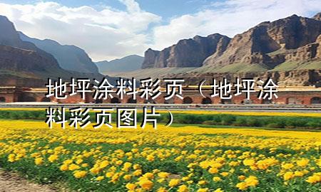 地坪涂料彩頁（地坪涂料彩頁圖片）
